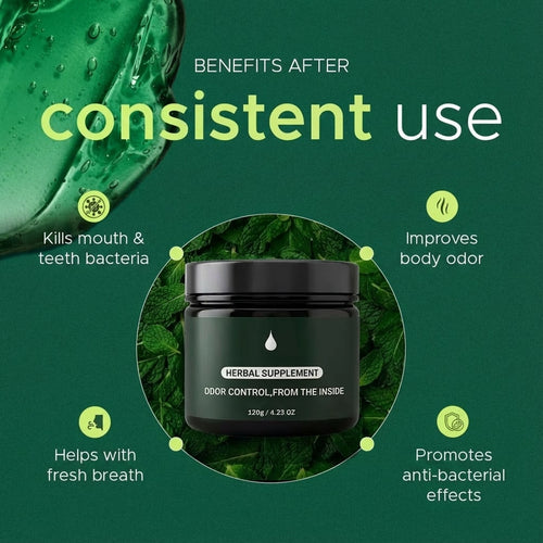Anti-Bad Breath Herbal Gel Supplement by InnerFresh™
