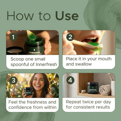Anti-Bad Breath Herbal Gel Supplement by InnerFresh™